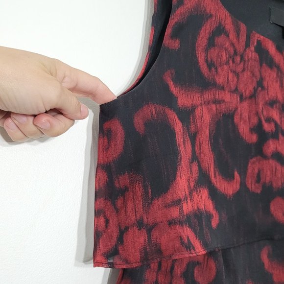 ๐ธ10 Laura Vintage Red Layered Shift Dress๐ธ - Picture 4 of 9